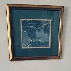 Claude Monet Framed Water Lilies #1803 Art Print